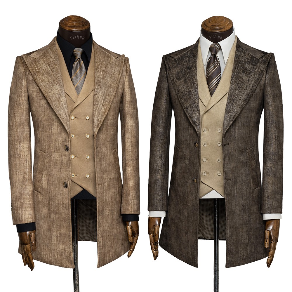 نیم پالتو pag یقه بلیزر شاخ دار سیامد H-401-8-29 siamod