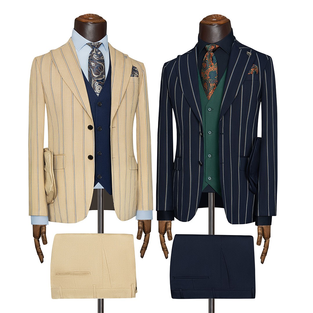 کت شلوار ژِیله کلاه دار کمبین طرح دیپلمات درشت پارچه آیرسکو سیامد کد S_T